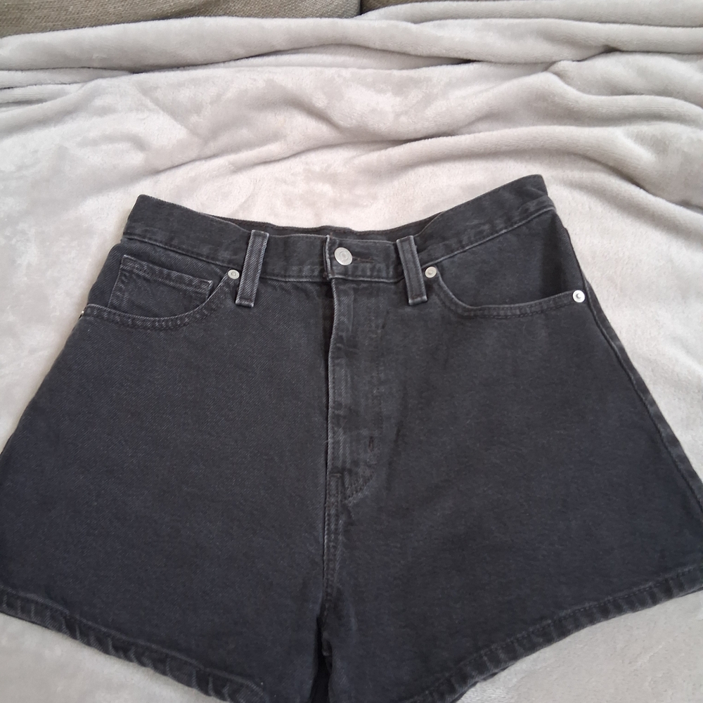 Levi's Charcoal Jean Shorts